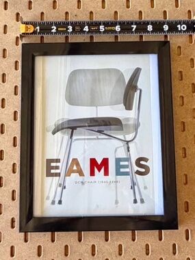 Framed 9x11" EAMES Typography & Symbols Poster Print